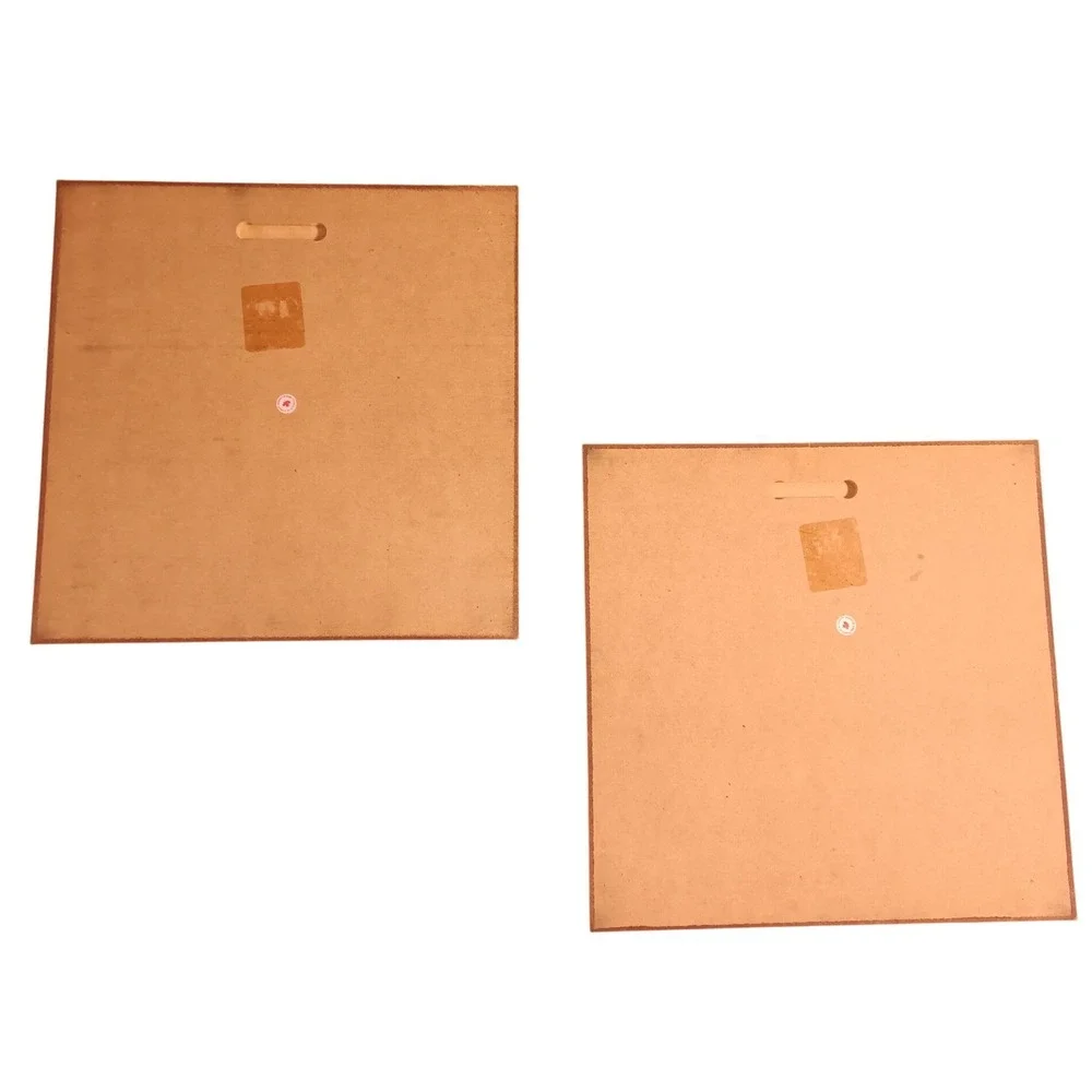 Set of 2 Square Canvas Wall Art Floral Gerbera Daisy Orange Peach Decor‎